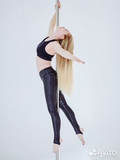 Леггинсы липкие для pole sport