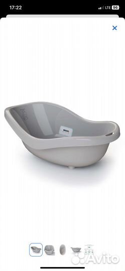 Детская ванночка с термометром