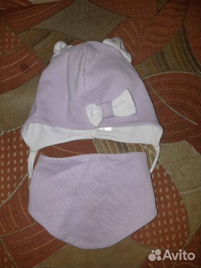 Шапка детская и снуд для девочки