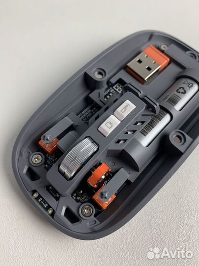 Прозрачная беспроводная мышь для пк или ноутбука