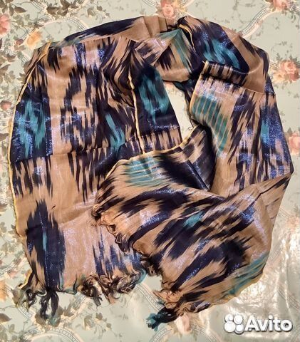 Платок с узором лето / осень, ткань с переливом