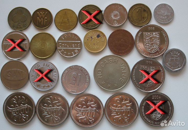 Разные жетоны