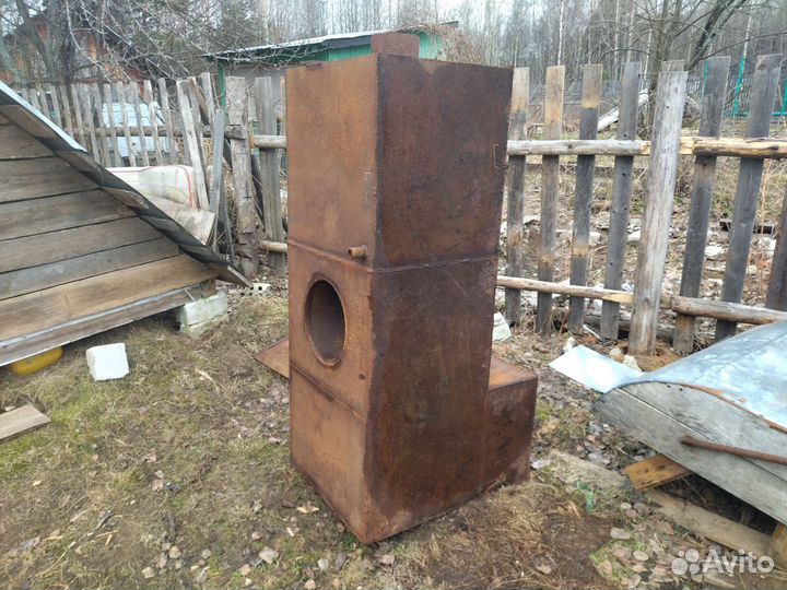 Печь для бани с баком