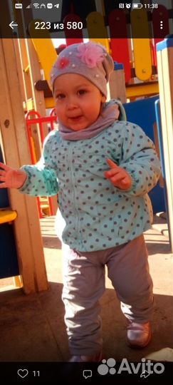 Весенний костюм для девочки