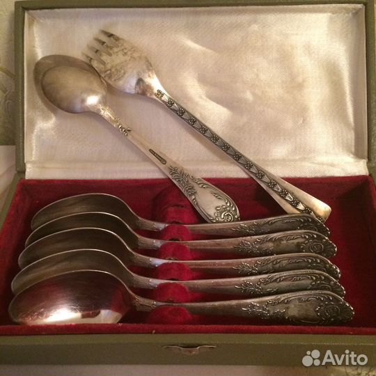 Ложки мельхиор / серебрение