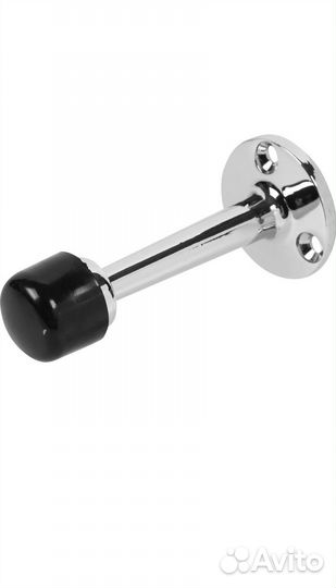 Стопор дверной Standers 8 см цам цвет хром/чёрный