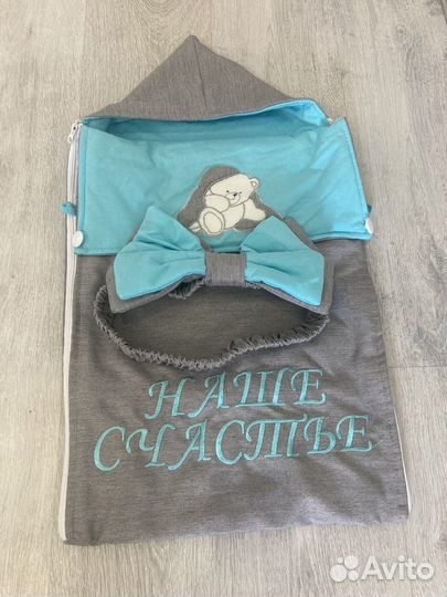 Конверт на выписку для мальчика, лето