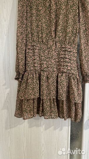 Платье шифоновое в цветочек