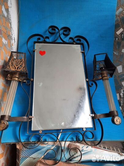 Сувенир зеркало Прямоугольное-1 с подсветом1984