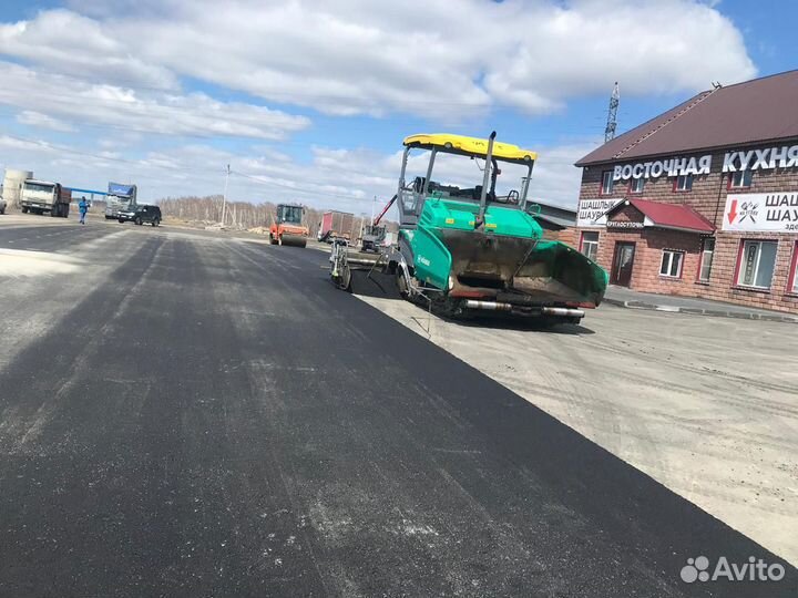 Асфальтирование и благоустройство территории