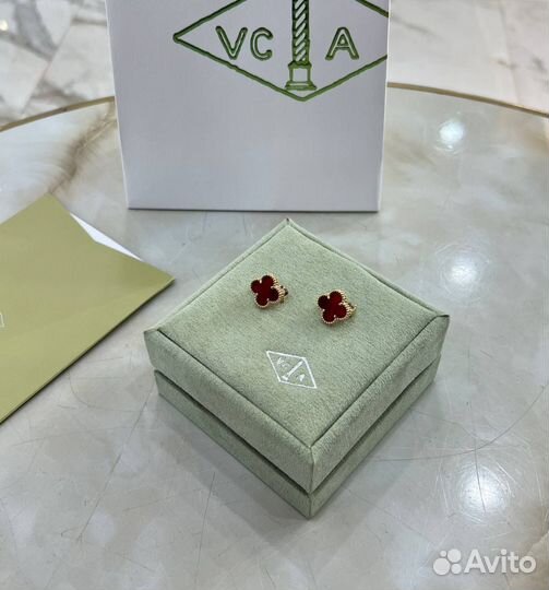 Серьги van cleef alhambra