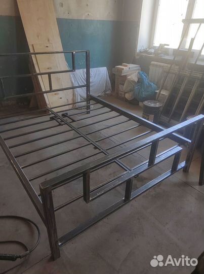 Кровать в стиле «лофт» металлическая