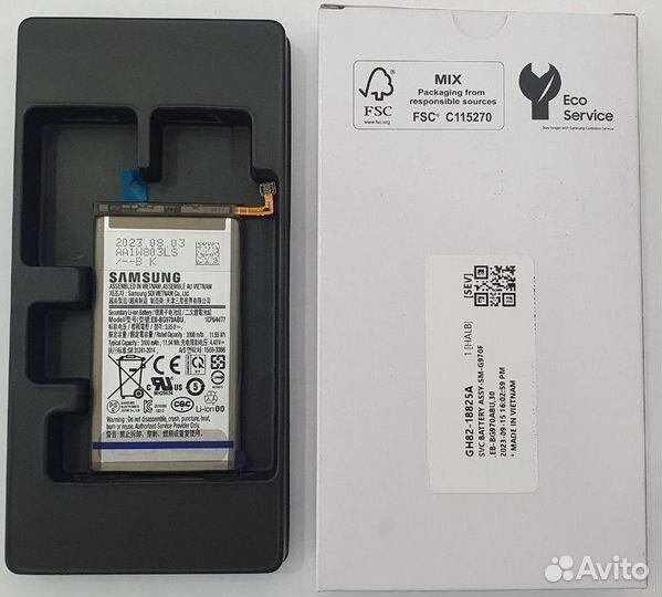 Замена оригинального аккумулятора Samsung