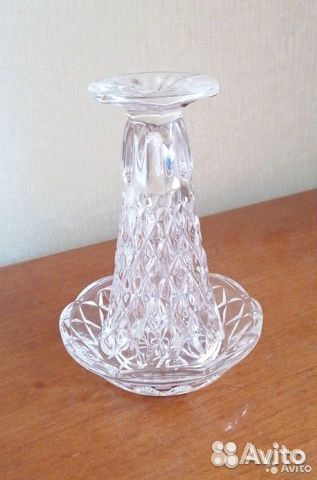 Рюмка и пепельница Богемия хрусталь