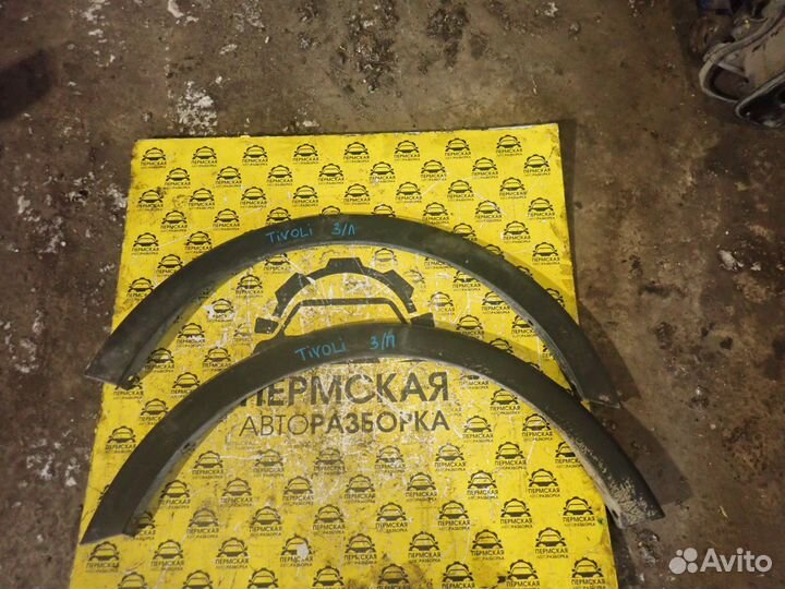 Расширители арок SsangYong Tivoli