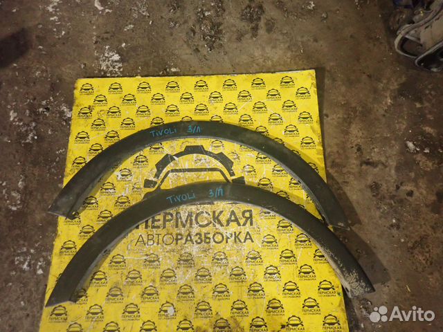 Расширители арок SsangYong Tivoli