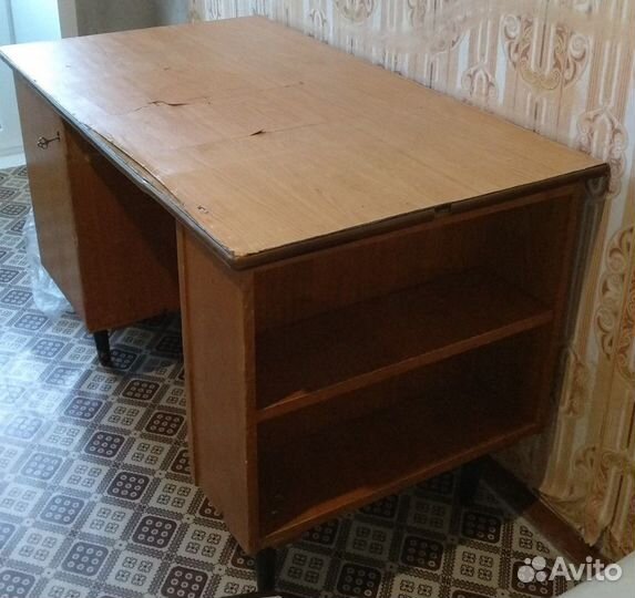 Ретро Письмен.деревян.Стол на Ножках СССР 1960