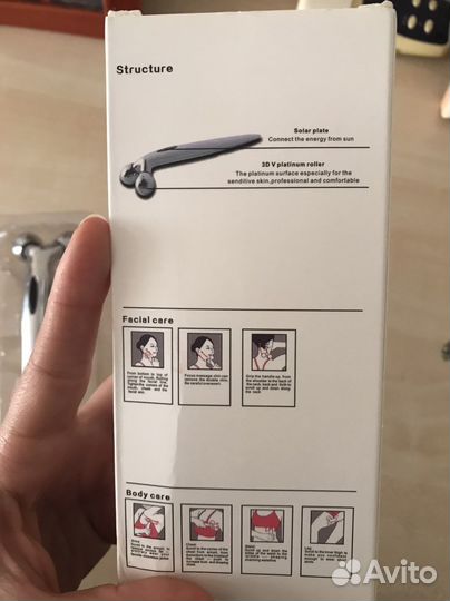 Массажер для лица роллик