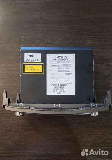 Магнитола штатная Toyota Auris 2006-2012