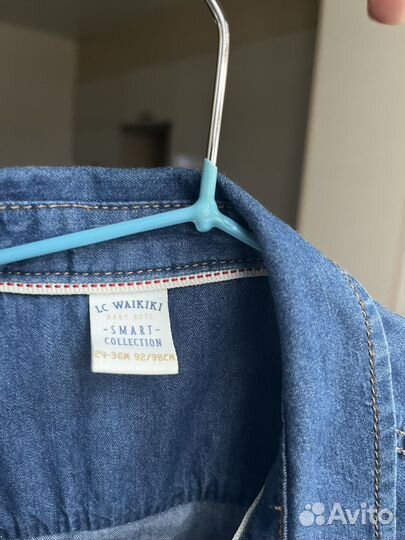 Джинсовая рубашка waikiki 92-98