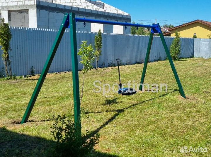 Каркас металлический на двое качелей 