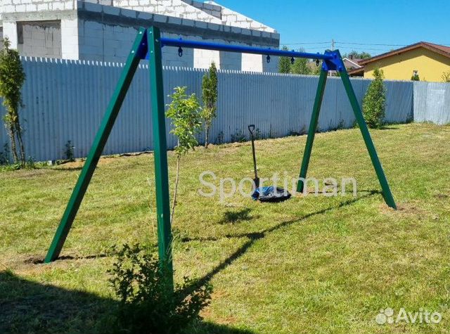 Каркас металлический на двое качелей 