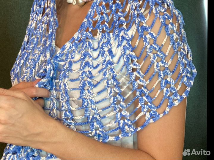 Шаль ручной работы