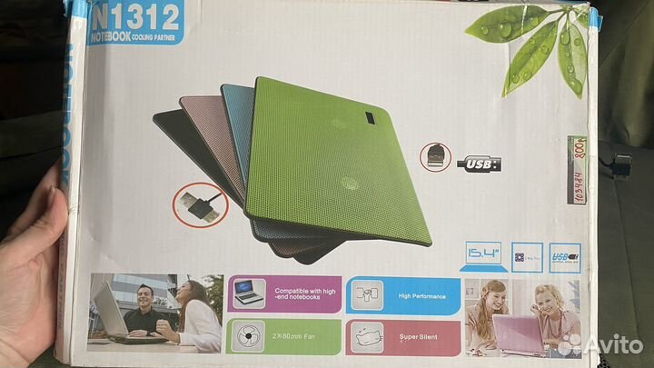 Подставка с охлаждением вентилятор для ноутбука
