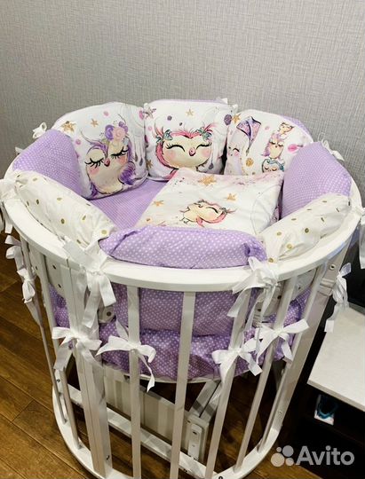 Детская кровать трансформер с маятником