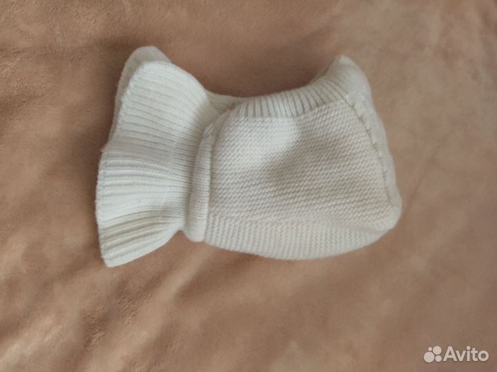 Шапка шлем зимняя для девочки журавлик 40 42