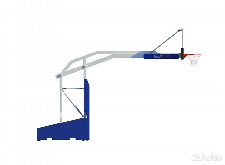 Баскетбольная стойка профессиональная мобильная