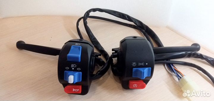 Блок переключателей (пульт) +ручка тормоза с датчи