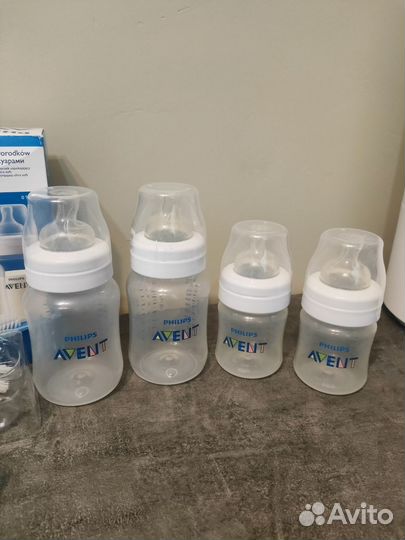 Набор бутылочек Avent соски боксы