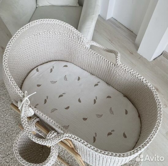 Люлька колыбель вязаная