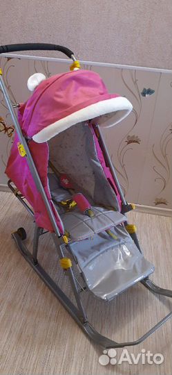 Коляска санки