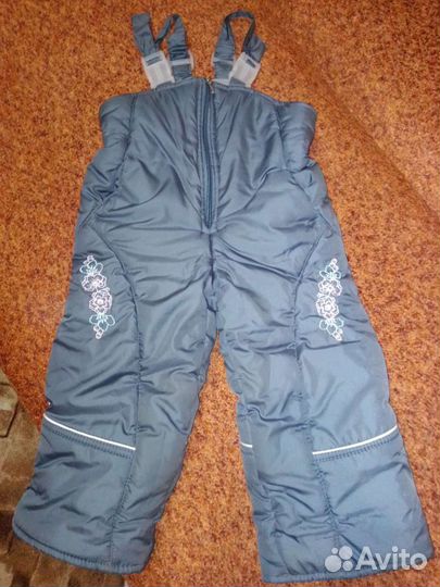 Брюки зимние для девочки