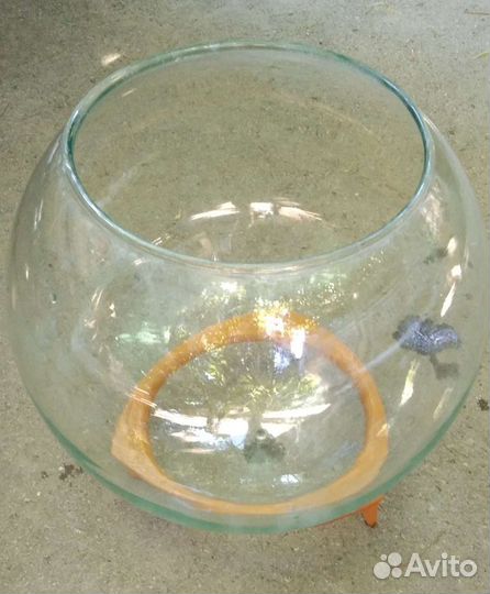Аквариум 20 л круглый СССР