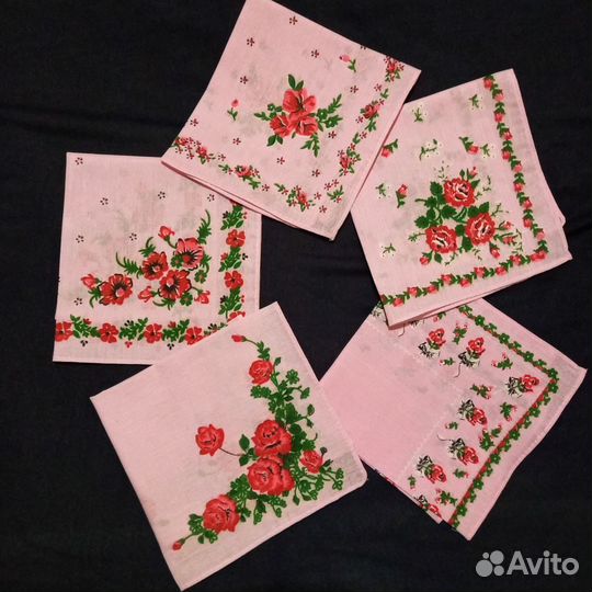 Носовые платки мужские женские детские