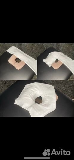 Подушка для лица на массажный стол 2шт