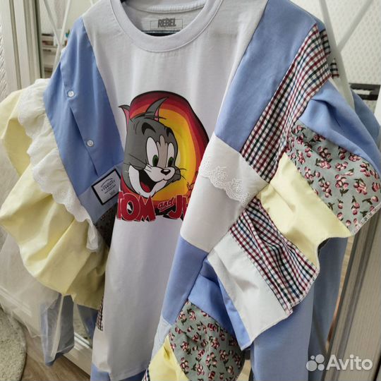 Рубашка пэчворк