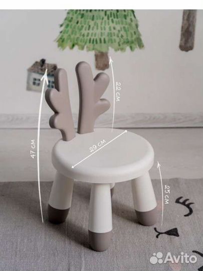 Набор стул и стол детский