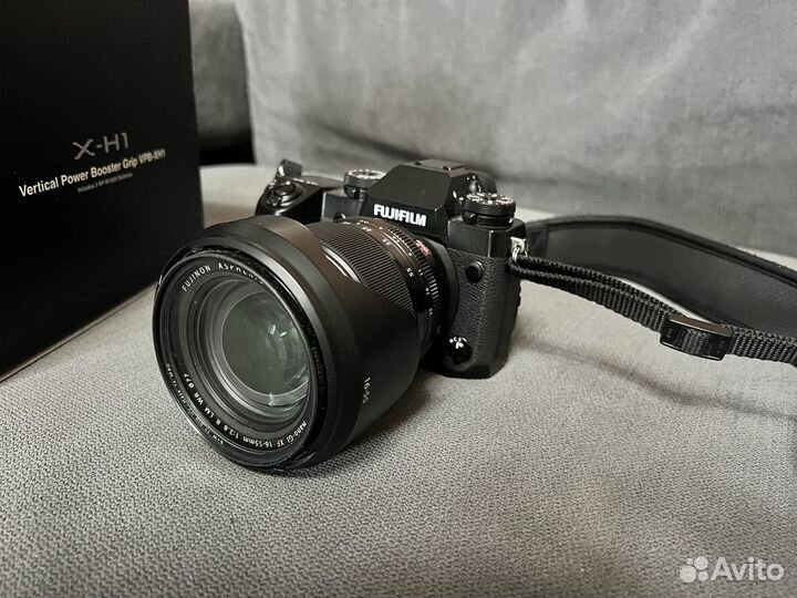Фотоаппарат fuji x-h1 + объектив fuji 16-55, 2.8