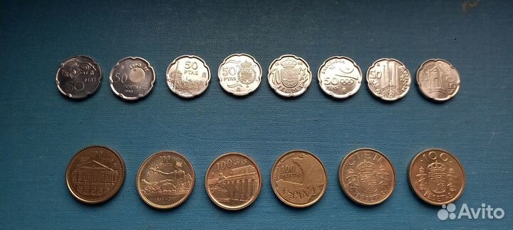 Монеты испании