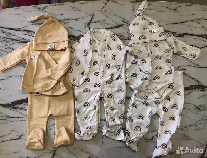 Одежда для новорожденных пакетом 56-68
