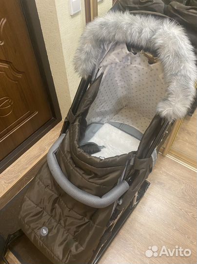 Санки коляска nika