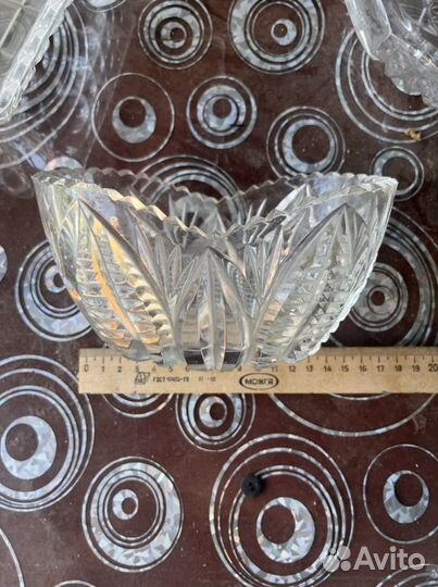 Вазы хрустальные конфет салатники пепельница СССР