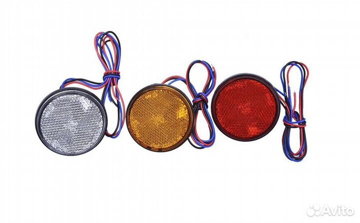 Катафот круглый для мото