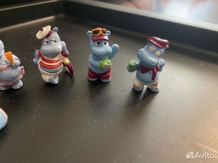 Игрушки из киндера бегемотики из 90х