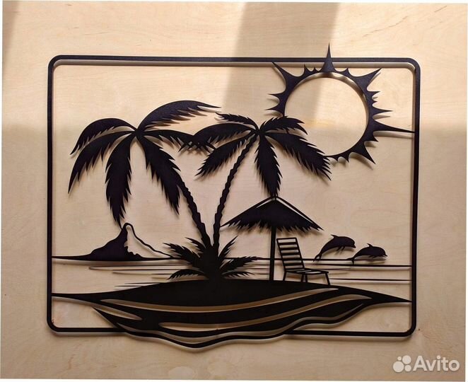 Картина из металла на стену