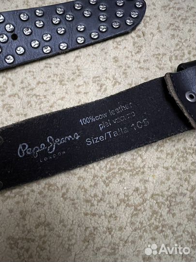 Мужской кожаный ремень ручной работы